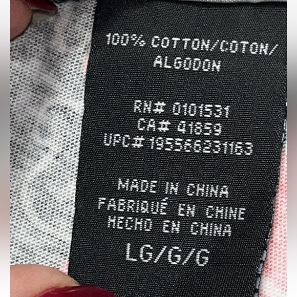 HOT SAUCE black PANTS L Tuong SRIRACHA PJ Lounge Tie Waist Cotton Mens Large new - Picture 3 of 12